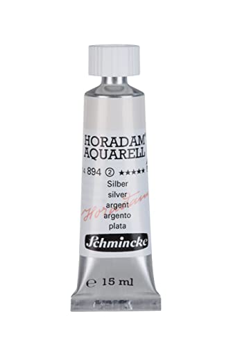 Schmincke – HORADAM® AQUARELL - feinste Künstler-Aquarellfarben, Silber - 15 ml von Schmincke