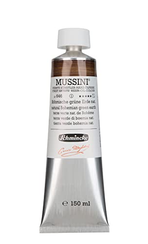 MUSSINI® - feinste Künstler-Harz-Ölfarben, Böhmische grüne Erde natur - 150 ml von Schmincke