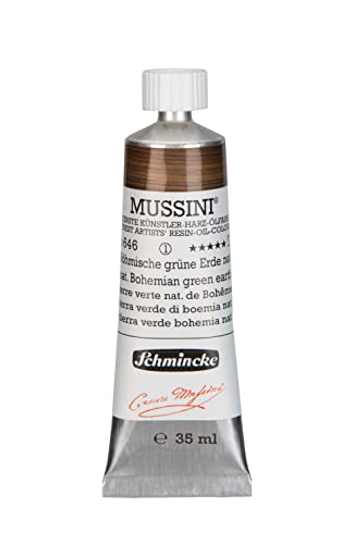 MUSSINI® - feinste Künstler-Harz-Ölfarben, Böhmische grüne Erde natur - 35 ml von Schmincke