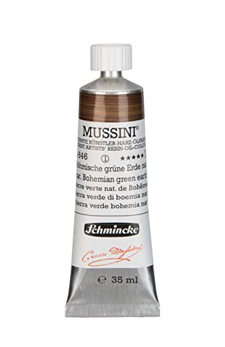 MUSSINI® - feinste Künstler-Harz-Ölfarben, Böhmische grüne Erde natur - 35 ml von Schmincke
