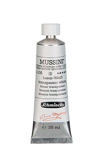 Schmincke MUSSINI® - feinste Künstler-Harz-Ölfarben, Lasur-Weiß - 35 ml von Schmincke