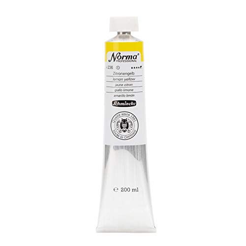 Schmincke – Norma® Professional - feinste Künstler-Ölfarben, Zitronengelb - 200 ml von Schmincke