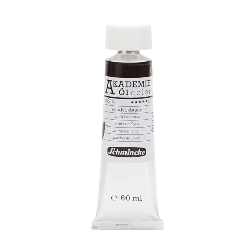 Schmincke – AKADEMIE® Öl color - feine Künstler-Ölfarben, Vandyckbraun - 60 ml von Schmincke