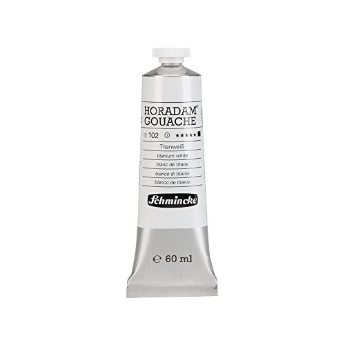 Schmincke – HORADAM® GOUACHE - feinste Künstler-Gouache, Titanweiß - 60 ml von Schmincke