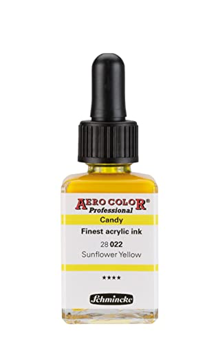 Schmincke – AERO COLOR® Professional - feinste Airbrushfarben, Sunflower Yellow - 28 ml von Schmincke