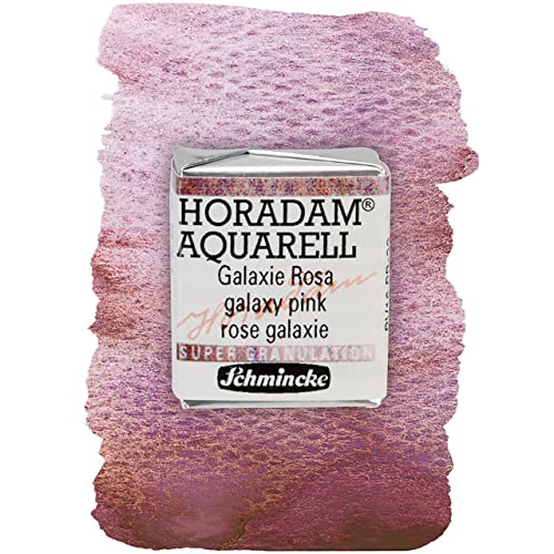 Schmincke – HORADAM® AQUARELL, Super Granulation, 14 971 044 Galaxie Rosa, 1/2 Näpfchen, sehr stark granulierende Farbtöne, feinste, supergranulierende Aquarellfarben von Schmincke