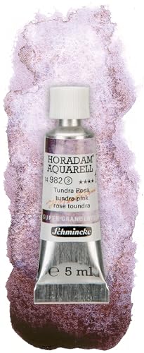 Schmincke – HORADAM® AQUARELL, Super Granulation, Tundra Rosa, 5 ml, sehr stark granulierende Farbtöne, feinste, supergranulierende Aquarellfarben von Schmincke