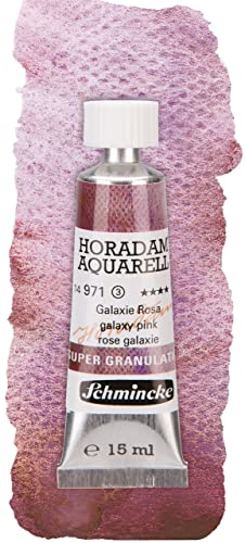 Schmincke – HORADAM® AQUARELL, Super Granulation, Galaxie Rosa, 15 ml, sehr stark granulierende Farbtöne, feinste, supergranulierende Aquarellfarben von Schmincke