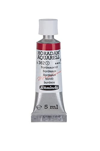 Schmincke – HORADAM® AQUARELL - feinste Künstler-Aquarellfarben, Bordeauxrot - 5 ml von Schmincke