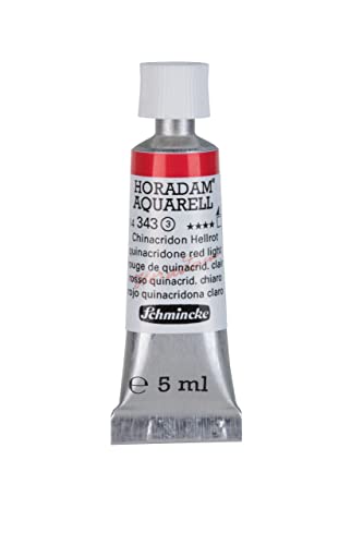 Schmincke – HORADAM® AQUARELL - feinste Künstler-Aquarellfarben, Chinacridon Hellrot - 5 ml von Schmincke