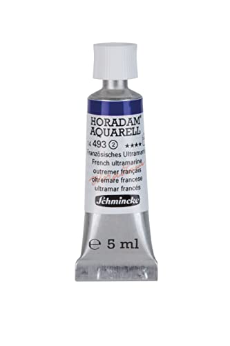 Schmincke – HORADAM® AQUARELL - feinste Künstler-Aquarellfarben, Französisches Ultramarin - 5 ml von Schmincke