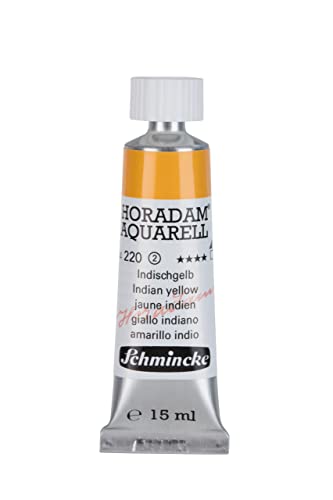 Schmincke – HORADAM® AQUARELL - feinste Künstler-Aquarellfarben, Gelborange - 15 ml von Schmincke