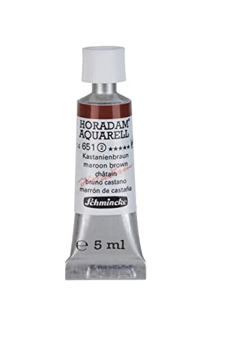 Schmincke – HORADAM® AQUARELL - feinste Künstler-Aquarellfarben, Kastanienbraun - 5 ml von Schmincke