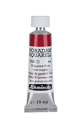 Schmincke – HORADAM® AQUARELL - feinste Künstler-Aquarellfarben, Krapplack Rosa - 15 ml von Schmincke