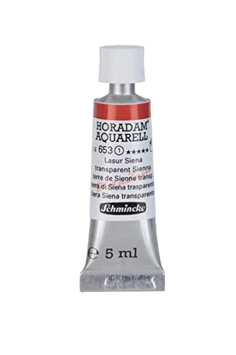 Schmincke – HORADAM® AQUARELL - feinste Künstler-Aquarellfarben, Lasur Siena - 5 ml von Schmincke