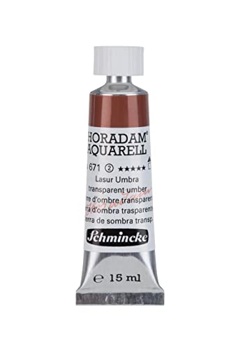 Schmincke – HORADAM® AQUARELL - feinste Künstler-Aquarellfarben, Lasur umbra - 15 ml von Schmincke