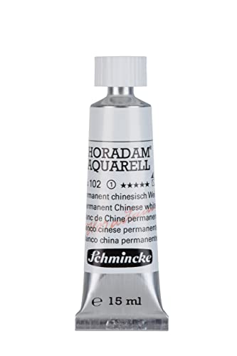 Schmincke – HORADAM® AQUARELL - feinste Künstler-Aquarellfarben, Permanent chinesisch Weiß - 15 ml von Schmincke