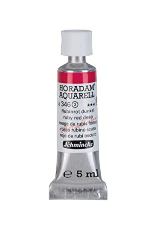 Schmincke – HORADAM® AQUARELL - feinste Künstler-Aquarellfarben, Rubinrot dunkel - 5 ml von Schmincke