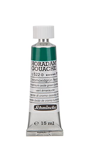 Schmincke – HORADAM® GOUACHE - feinste Künstler-Gouache, Chromoxidgrün feurig - 15 ml von Schmincke