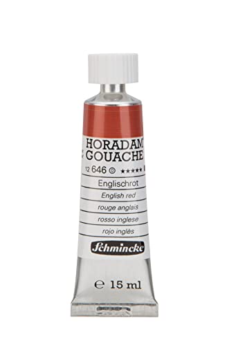 Schmincke – HORADAM® GOUACHE - feinste Künstler-Gouache, Englischrot - 15 ml von Schmincke