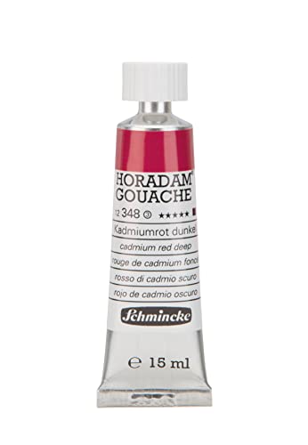 Schmincke – HORADAM® GOUACHE - feinste Künstler-Gouache, Kadmiumrot dunkel - 15 ml von Schmincke