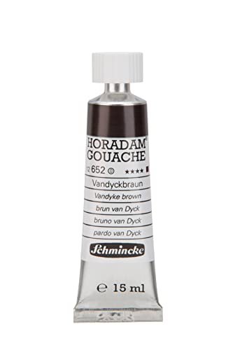 Schmincke – HORADAM® GOUACHE - feinste Künstler-Gouache, Vandyckbraun - 15 ml von Schmincke