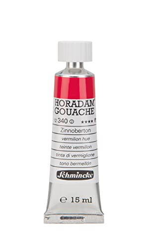 Schmincke – HORADAM® GOUACHE - feinste Künstler-Gouache, Zinnoberton - 15 ml von Schmincke