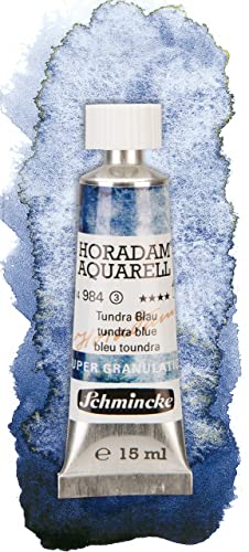 Schmincke – HORADAM® AQUARELL, Super Granulation, Tundra Blau, 15 ml, sehr stark granulierende Farbtöne, feinste, supergranulierende Aquarellfarben Schmincke – HORADAM® AQUARELL, Super Granulation, Tundra Blau, 15 ml, sehr stark granulierende Farbtöne, feinste, supergranulierende Aquarellfarben von Schmincke
