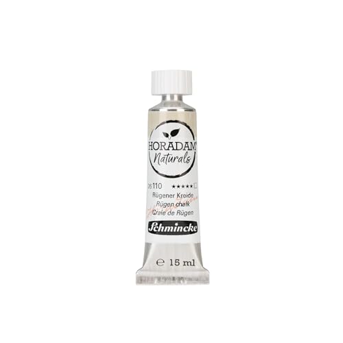 Schmincke - Horadam Naturals, Rügener Kreide, 15 ml, 26110006, feinste vegane Wasserfarbe, natürliche Pigmente, Verbindung Aquarell & Gouache, Tube von Schmincke