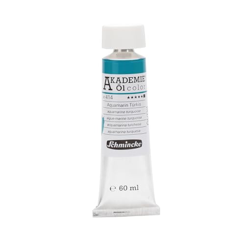 Schmincke – AKADEMIE® Öl color - feine Künstler-Ölfarben, Aquamarin Türkis - 60 ml von Schmincke