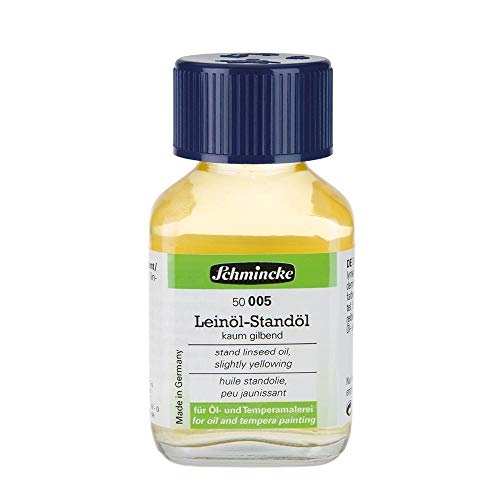 Schmincke Leinöl-Standöl, Bindemittel-Zusatz für Ölfarben und Öl-Hilfsmittel, kühl und trocken lagern, individuelle Vortests empfohlen, 60 ml von Schmincke