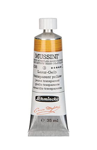 Schmincke MUSSINI® - feinste Künstler-Harz-Ölfarben, Lasur-Gelb - 35 ml von Schmincke