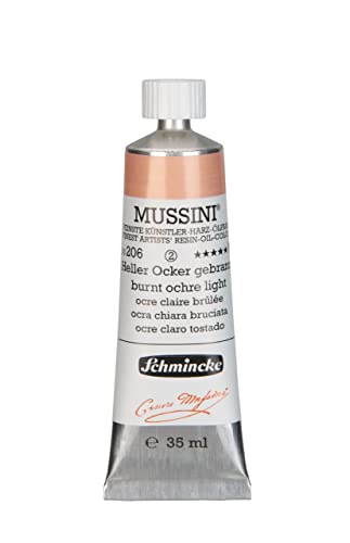 MUSSINI® - feinste Künstler-Harz-Ölfarben, Heller Ocker gebrannt - 35 ml von Schmincke