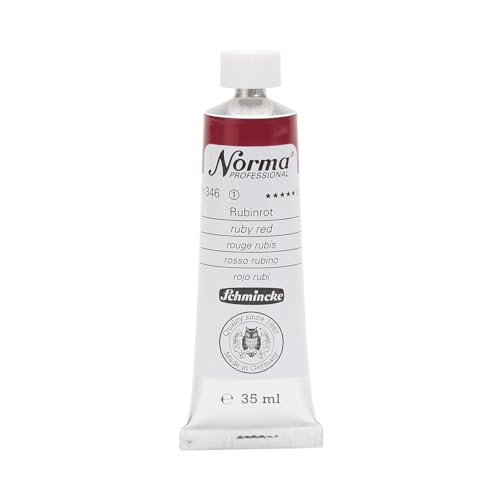 Schmincke – Norma® Professional - feinste Künstler-Ölfarben, Rubinrot - 35 ml von Schmincke