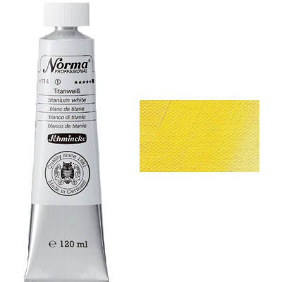 Schmincke – Norma® Professional - feinste Künstler-Ölfarben, Zitronengelb - 120 ml von Schmincke