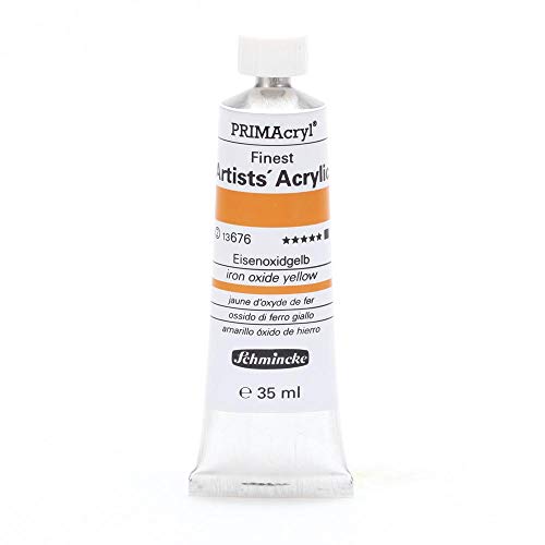 Schmincke – PRIMAcryl® - feinste Künstler-Acrylfarben, Eisenoxidgelb - 35 ml von Schmincke