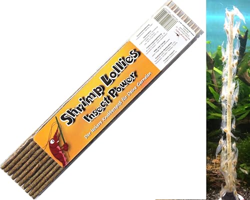 Shrimp-Lollies Insect Power (10 Stück) Proteine Garnelen Futter Sticks von Schmitt Aquaristik