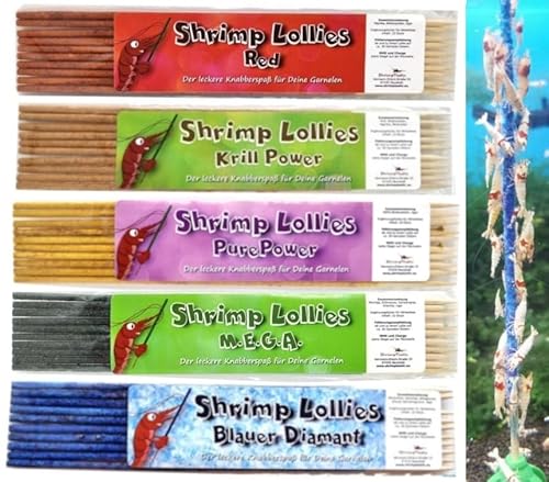 Schmitt Aquaristik Garnelenfutter Rainbow-Set (5x10 Stück = 50 Stück!) von Schmitt Aquaristik