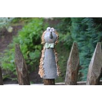 Gartenstecker Igel, Keramikigel Groß, Zaunhocker, Gartendeko Für Zaun Und Beet, Herbstdeko von SchmuckerinaDesign