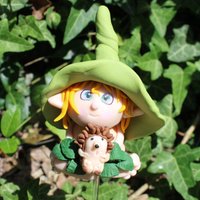 Herbstdeko Gartenstecker Igel Beetstecker Herbstfigur von SchmuckerinaDesign