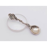 Antiker 800Er Silber Salzlöffel Löffel Gewürzlöffel Blumen Rose von SchmuckparadiesShop