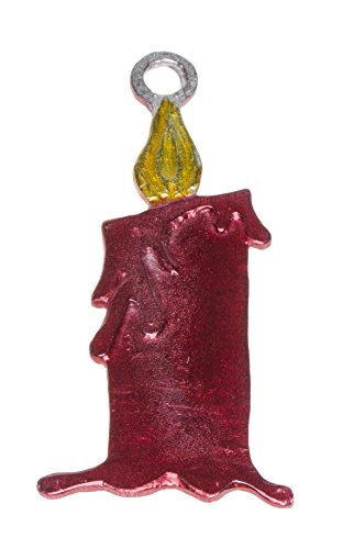 Schnabel-Zinn Kerze Weihnachtsanhänger, rot von Schnabel-Zinn
