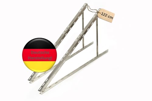 Halterung für Balkonkraftwerk bis 122cm 0%MwSt 1 Paar von Schneck