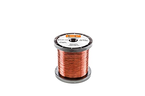 Kupferlackdraht V 180 Ø 0,10 mm 100 g CU Lackdraht Grad 1 CUL Kupferdraht Gewicht 100 Gramm Durchmesser Millimeter Wickeldraht Kupfer Draht nach IEC 60317-51 von SchneiTec