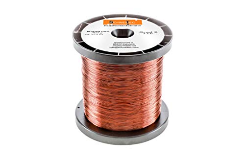 Kupferlackdraht W210 Ø 0,53 mm 750 g CU Lackdraht Grad 2 CUL Kupferdraht Gewicht 750 Gramm Durchmesser 0,53 Millimeter Wickeldraht Kupfer Draht nach IEC 60317-13 von SchneiTec