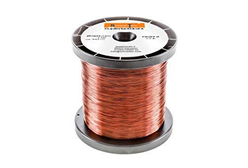 Kupferlackdraht W210 Ø 0,63 mm 1 kg, ca. 340m - CU Lackdraht Grad 2 CUL Kupferdraht Gewicht 1 Kilogramm Durchmesser 0,63 Millimeter Wickeldraht Kupfer Draht nach IEC 60317-13 Kupferlackdraht W210 Ø 0,63 mm 1 kg, ca. 340m - CU Lackdraht Grad 2 CUL Kupferdraht Gewicht 1 Kilogramm Durchmesser 0,63 Millimeter Wickeldraht Kupfer Draht nach IEC 60317-13 von SchneiTec
