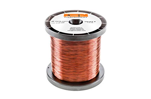 Kupferlackdraht W210 Ø 0,71 mm 1 kg, ca. 270m - CU Lackdraht Grad 2 CUL Kupferdraht Gewicht 1 Kilogramm Durchmesser 0,71 Millimeter Wickeldraht Kupfer Draht nach IEC 60317-13 von SchneiTec