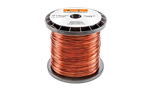 Kupferlackdraht W210 Ø 1,06 mm 3 kg, ca. 371m - CU Lackdraht Grad 2 CUL Kupferdraht Gewicht 3 Kilogramm Durchmesser 1,06 Millimeter Wickeldraht Kupfer Draht nach IEC 60317-13 von SchneiTec