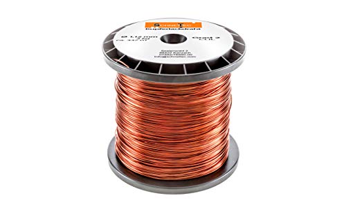 Kupferlackdraht W210 Ø 1,12 mm 3 kg, ca. 337m - CU Lackdraht Grad 2 CUL Kupferdraht Gewicht 3 Kilogramm Durchmesser 1,12 Millimeter Wickeldraht Kupfer Draht nach IEC 60317-13 von SchneiTec