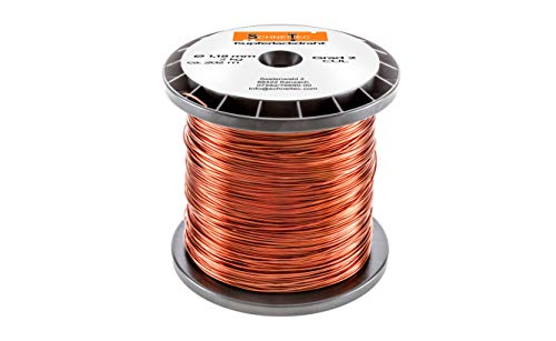 Kupferlackdraht W210 Ø 1,18 mm 2 kg, ca. 200m - CU Lackdraht Grad 2 CUL Kupferdraht Gewicht 2 Kilogramm Durchmesser 1,18 Millimeter Wickeldraht Kupfer Draht nach IEC 60317-13 Kupferlackdraht W210 Ø 1,18 mm 2 kg, ca. 200m - CU Lackdraht Grad 2 CUL Kupferdraht Gewicht 2 Kilogramm Durchmesser 1,18 Millimeter Wickeldraht Kupfer Draht nach IEC 60317-13 von SchneiTec